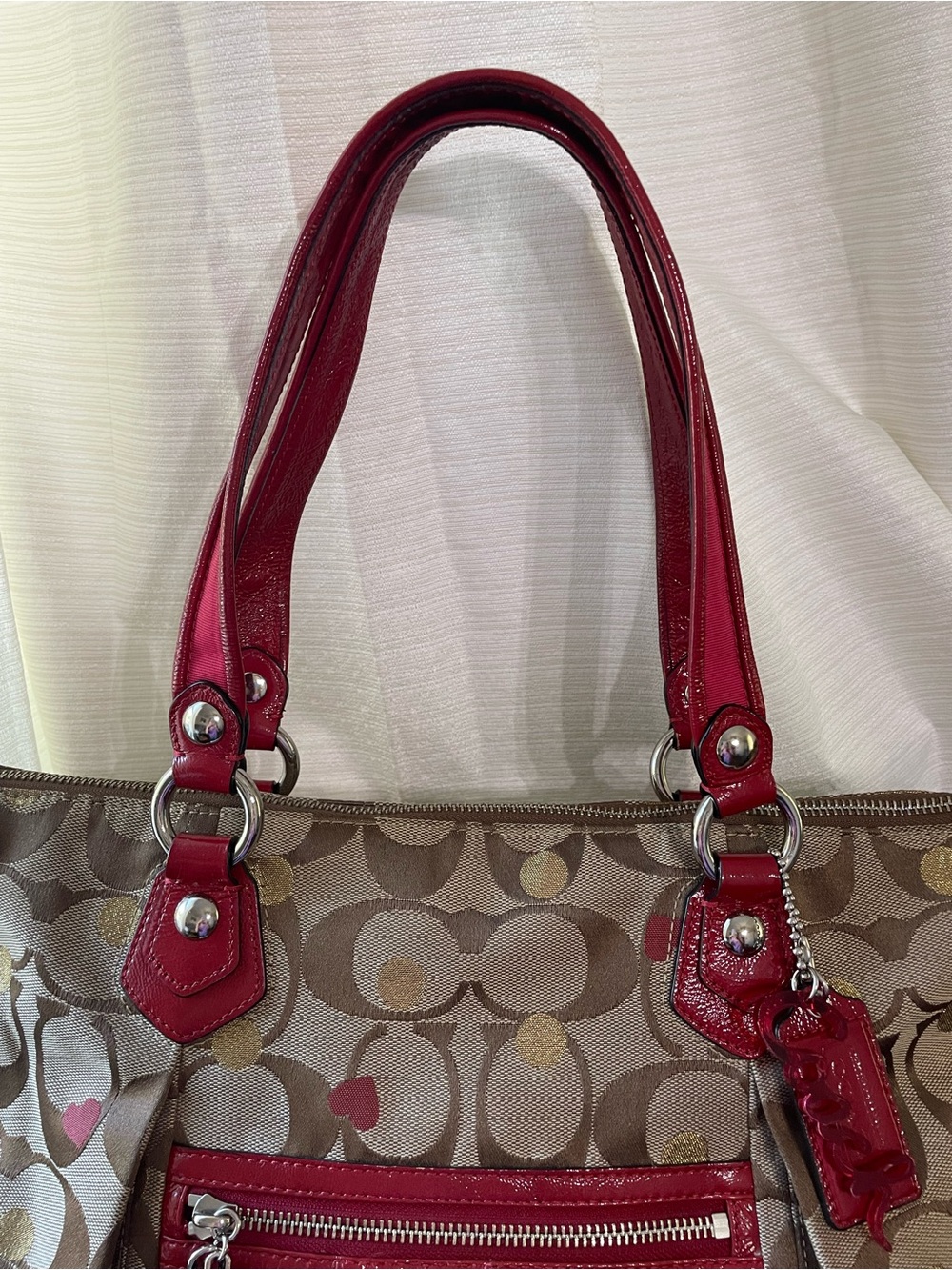 Coach Poppy 2010 Secret Admirer Tote Special Edition Valentine’s Day Coach Poppy - Picture 8 of 17